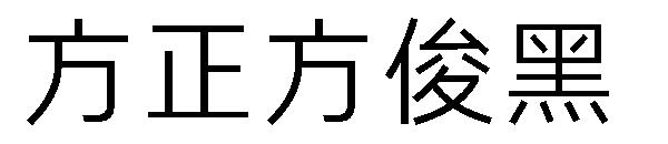 方正方俊黑