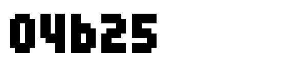 04b25字体