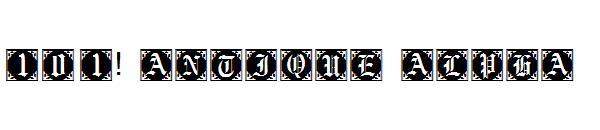 101! Antique Alpha字体