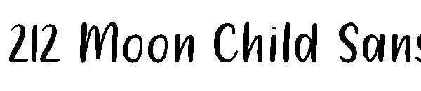 212 Moon Child Sans字体