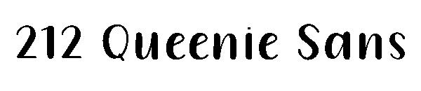 212 Queenie Sans字体