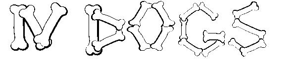 4 DOGS字体