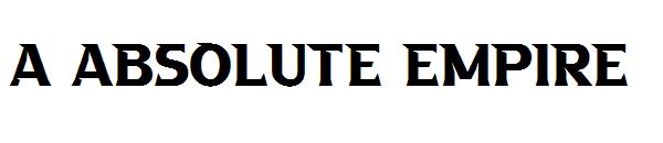 a Absolute Empire字体