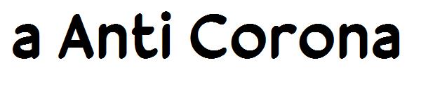 a Anti Corona字体