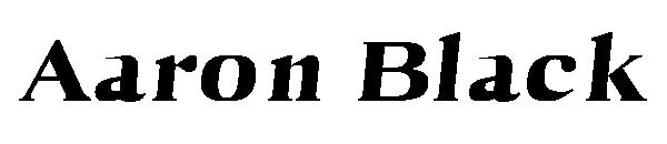 Aaron Black字体