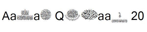 Aayat Quraan 20字体