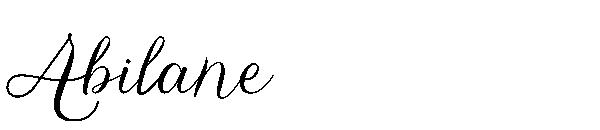 Abilane字体