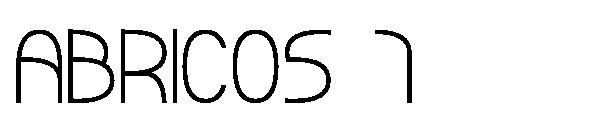 ABRICOS 7字体