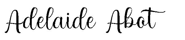 Adelaide Abot字体