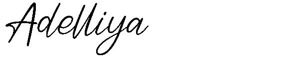 Adelliya字体