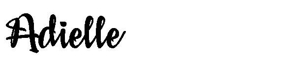Adielle字体