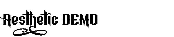 Aesthetic DEMO字体