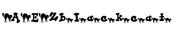 AEZ black cat字体