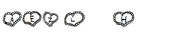 AEZ Lacy Hearts字体
