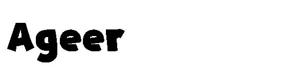 Ageer字体