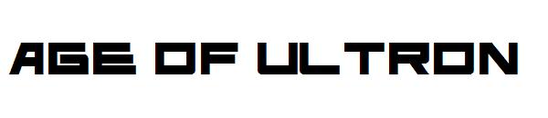 Age of Ultron字体