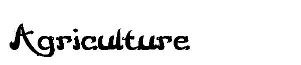 Agriculture字体