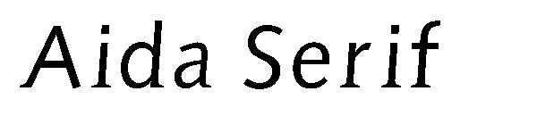 Aida Serif字体
