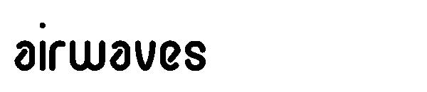 airwaves字体