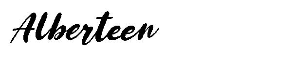 Alberteen字体