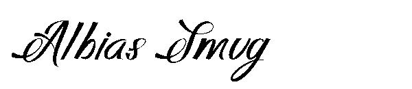 Albias Smug字体