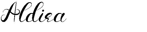 Aldira字体