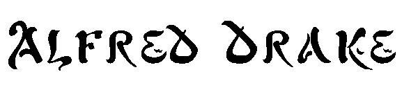 Alfred Drake字体