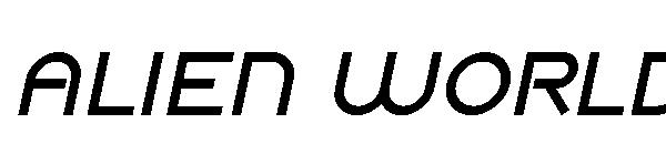 Alien World字体