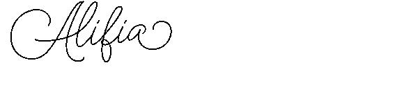 Alifia字体