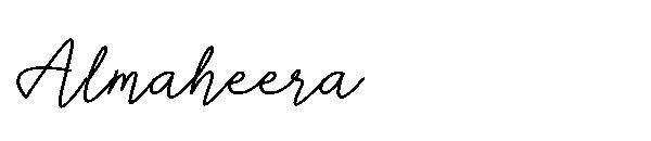 Almaheera字体