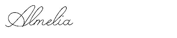 Almelia字体