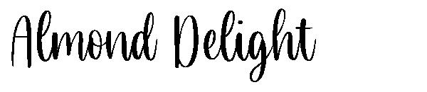 Almond Delight字体