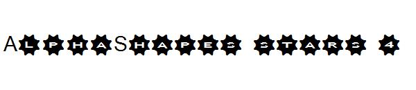 AlphaShapes stars 4字体
