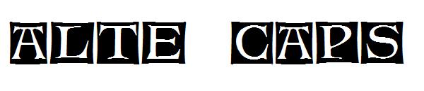 Alte Caps字体