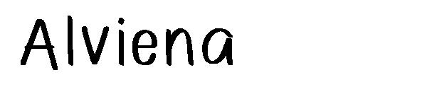 Alviena字体
