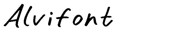 Alvifont字体