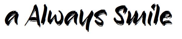 a Always Smile字体