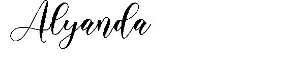 Alyanda字体