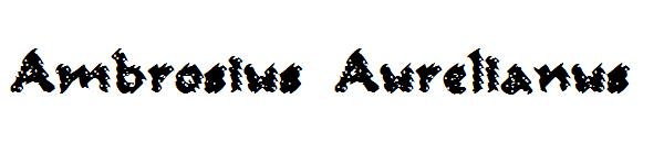Ambrosius Aurelianus字体
