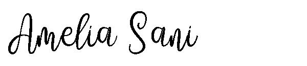 Amelia Sani字体