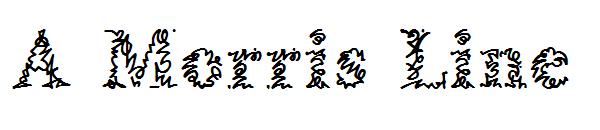 A Morris Line字体