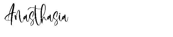 Anasthasia字体