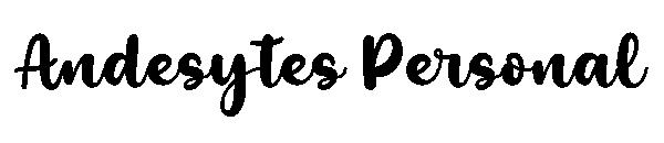 Andesytes Personal字体