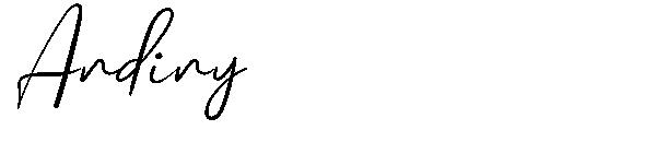 Andiny字体