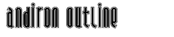 Andiron Outline字体