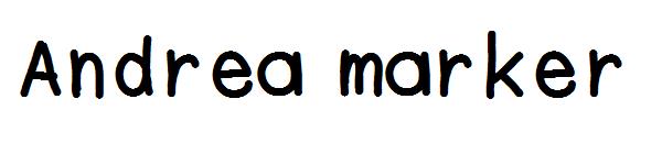 Andrea marker字体
