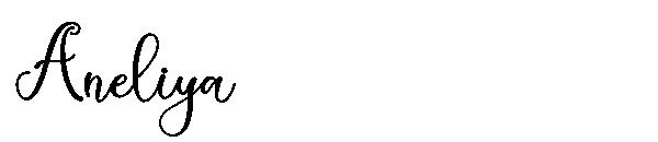 Aneliya字体