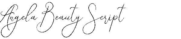 Angela Beauty Script字体