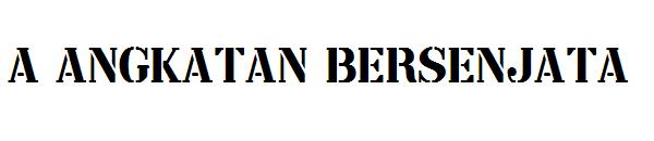 a Angkatan Bersenjata字体
