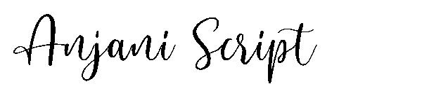 Anjani Script字体
